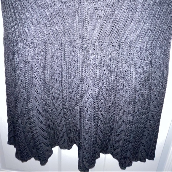 NWT Gorgeous Black knitted/lined Torrid MIDI Dress - Picture 7 of 14